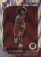 2019 Panini Hoops Premium Stock #204 Coby White SP-Flash Basketball Card