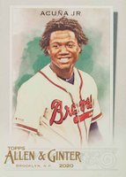 2020 Topps Allen & Ginter #88 Ronald Acuna Jr. Baseball Card