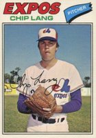 1977 O-Pee-Chee #216 Chip Lang Baseball Card