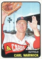 1965 Topps #357 Carl Warwick Baseball Card