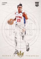 2022 Panini Court Kings Works in Progress #8 Jaden Ivey Basketball Card