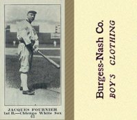 1916 Burgess-Nash Co. #62 Jacques Fournier Baseball Card