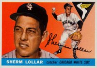 1955 Topps #201 Sherm Lollar Baseball Card