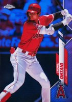 2020 Topps Chrome #21 Shohei Ohtani Purple Refractor Baseball Card