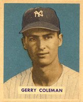 1949 Bowman #225 Gerry Coleman Baseball Card