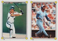 1987 Topps Stickers # Lloyd Moseby/Jose Cruz Baseball Card