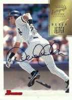 1997 Bowman Certified Autograph #CA41	  Derek Jeter Black Ink Baseball Card