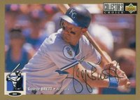 1994 Collector's Choice #65 George Brett Gold Signature Baseball Card