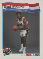 1991 Hoops McDonald's  #56 Karl Malone Basketball Card