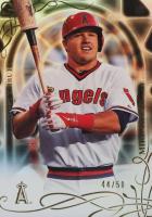2015 Topps Tribute #1 Mike Trout Black Baseball Card