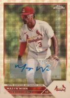 2023 Topps Pro Debut #PDC161 Masyn Winn Chrome Autograph-Superfractor 1/1 Baseball Card