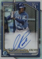 2024 Bowman Chrome Prospect Autographs #CPARRZ Ramon Ramirez Refractor Baseball Card
