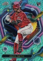 2023 Topps Cosmic Chrome #161 Zach Neto Aqua Equinox Baseball Card