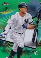 2020 Finest #83 Aaron Judge Green Refractor Baseball Card