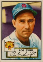 1952 Topps #181g Bob Swift Gray back Baseball Card