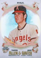 2021 Topps Allen & Ginter Chrome #40 Nolan Ryan Refractor Baseball Card