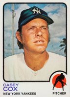 1973 Topps #419 Casey Cox Baseball Card