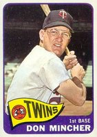 1965 Topps #108 Don Mincher Baseball Card