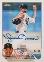 2023 Topps Chrome Topps Chrome Legends Autograph #CLAMR Mariano Rivera Baseball Card