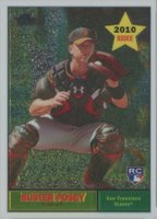2010 Topps Heritage Chrome #C33 Buster Posey Baseball Card