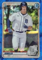 2020 Bowman Draft Chrome Sapphire Edition #BD144 Dillon Dingler Baseball Card