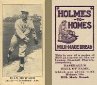 1916 Holmes for Homes Bread #84 Ivan Howard Baseball Card