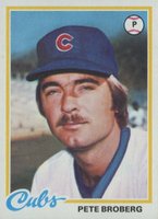 1978 Topps #722 Pete Broberg Baseball Card