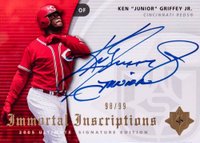 2005 Ultimate Signature Edition Immortal Inscriptions #IN-KG Ken Griffey Jr. Baseball Card