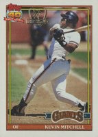 1991 Topps Desert Shield #40 Kevin Mitchell Baseball Card