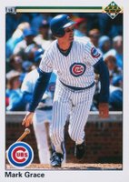 1990 Upper Deck #128 Mark Grace Baseball Card