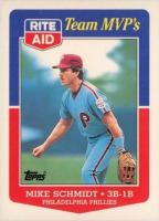 1988 Rite Aid #8 Mike Schmidt Baseball Card