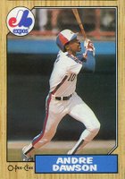 1987 O-Pee-Chee #345 Andre Dawson Baseball Card