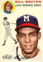 1954 Topps #109 Bill Bruton Baseball Card