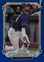 2019 Bowman Sterling #BSR73 Fernando Tatis Jr. Blue Refractor Baseball Card