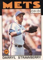 1986 O-Pee-Chee #80 Darryl Strawberry Baseball Card