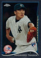 2014 Topps Chrome #10 Masahiro Tanaka Pitching English Back Baseball Card
