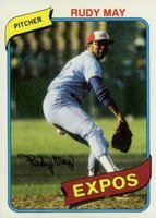 1980 Topps #539 Rudy May Baseball Card