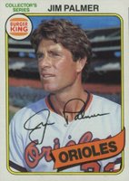 1980 Burger King Pitch, Hit & Run #7 Jim Palmer Baseball Card