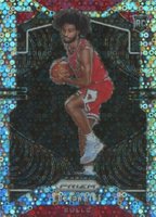 2019 Panini Prizm #253 Coby White Ball in Two Hands-Fast Break Prizm Basketball Card