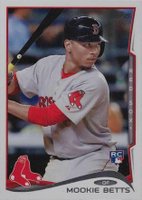 2014 Topps Update #US26 Mookie Betts Batting Baseball Card