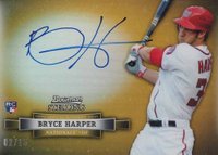 2012 Bowman Sterling Nickname Autographs #NNABH Bryce Harper Baseball Card
