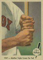 1959 Fleer Ted Williams #33 1947- Another Triple Crown For Ted Baseball Card