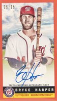 2017 Topps Archives 1959 Bazooka Autographs #BH Bryce Harper Soft Red Baseball Card