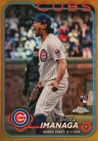 2024 Topps Chrome Update #USC95 Shota Imanaga Gold Refractor Baseball Card