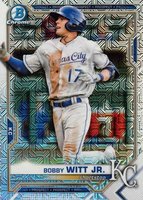 2021 Bowman Mega Box Chrome #BCP1 Bobby Witt Jr. Baseball Card