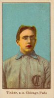 1915 American Caramel # Joe Tinker Portrait Baseball Card