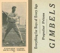 1916 Gimbels #95 Napoleon Lajoie Baseball Card