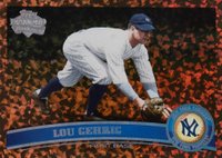 2011 Topps #5 Lou Gehrig Cognac Diamond Anniversary Baseball Card