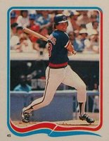 1985 Fleer Star Stickers #45 Ryne Sandberg Baseball Card