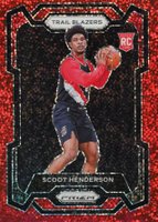2023 Panini Prizm #141 Scoot Henderson Red Sparkle Basketball Card